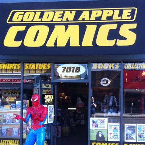 golden apple comics|golden apple comics logo.